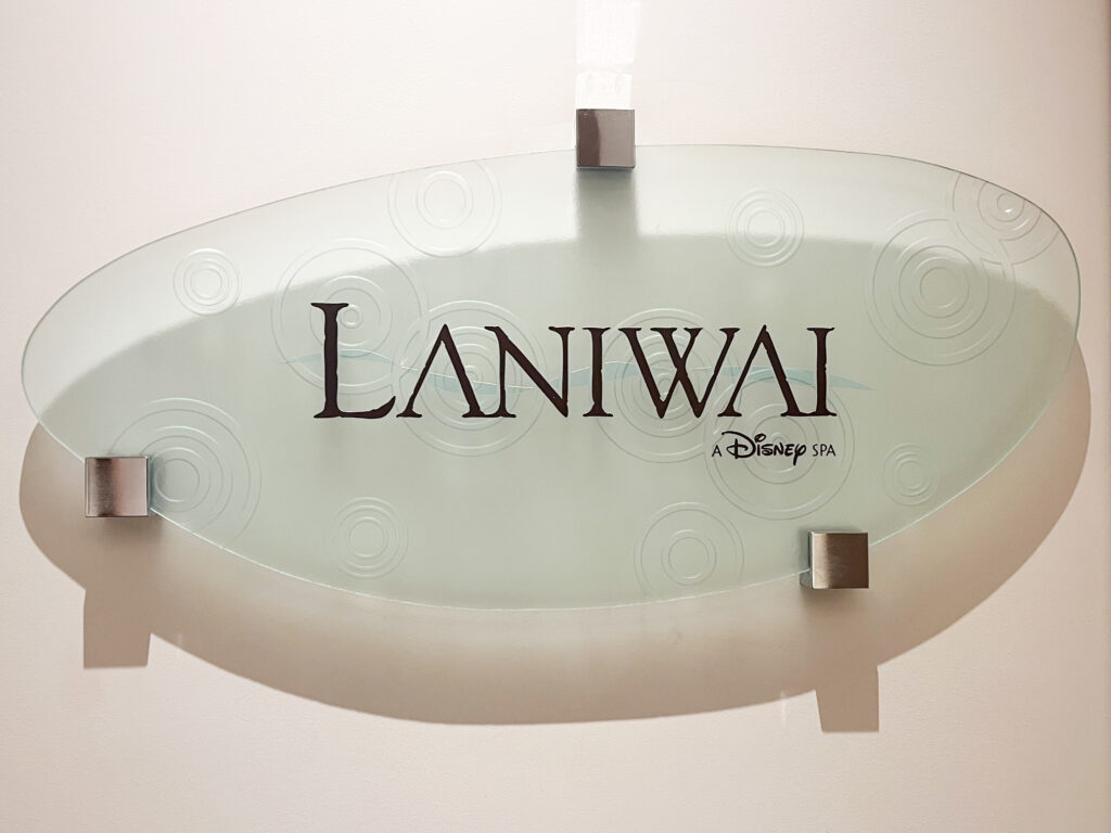 Laniwai_Sign Laniwai Spa at Disney's Aulani