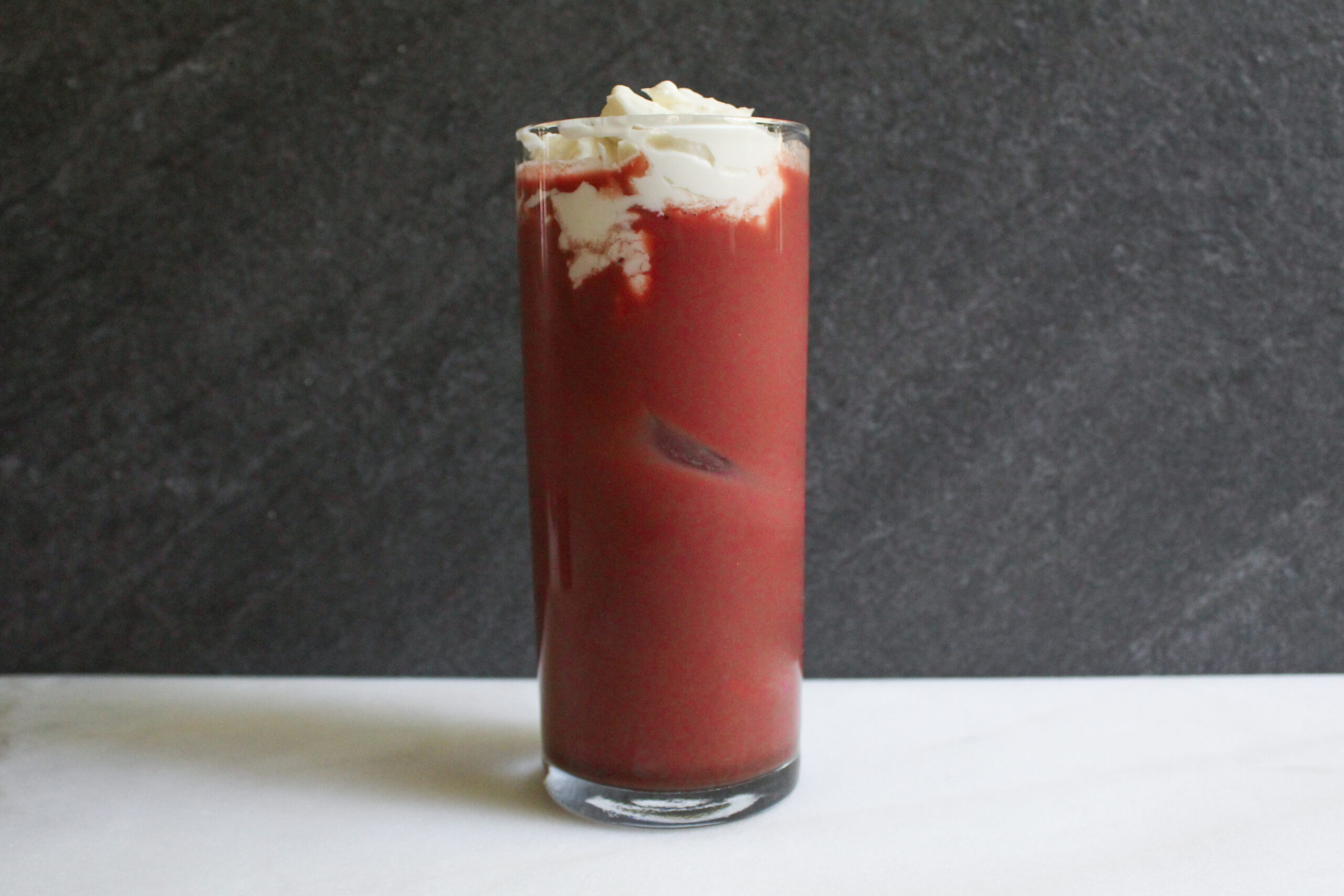 Red Gamma Gulp Cold Brew Red Velvet Cold Brew with Cream Cheese Cold Foam